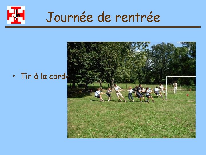 Journée de rentrée • Tir à la corde 