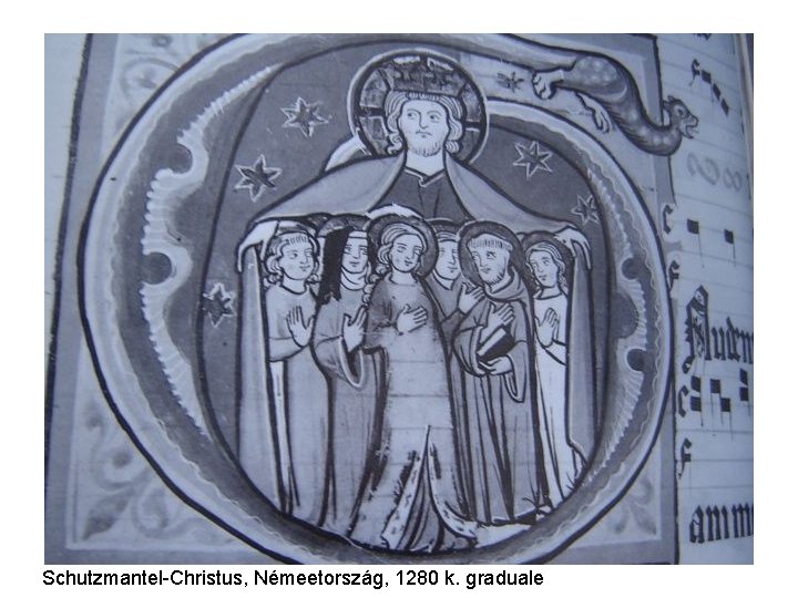 Schutzmantel-Christus, Némeetország, 1280 k. graduale 