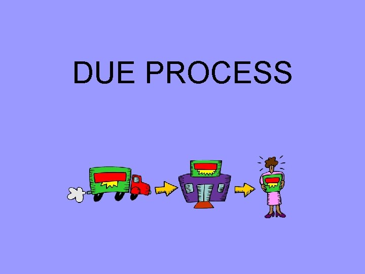 DUE PROCESS 