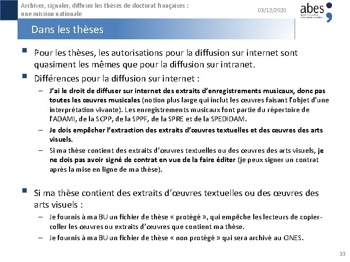 Archiver, signaler, diffuser les thèses de doctorat françaises : une mission nationale 03/12/2020 Dans