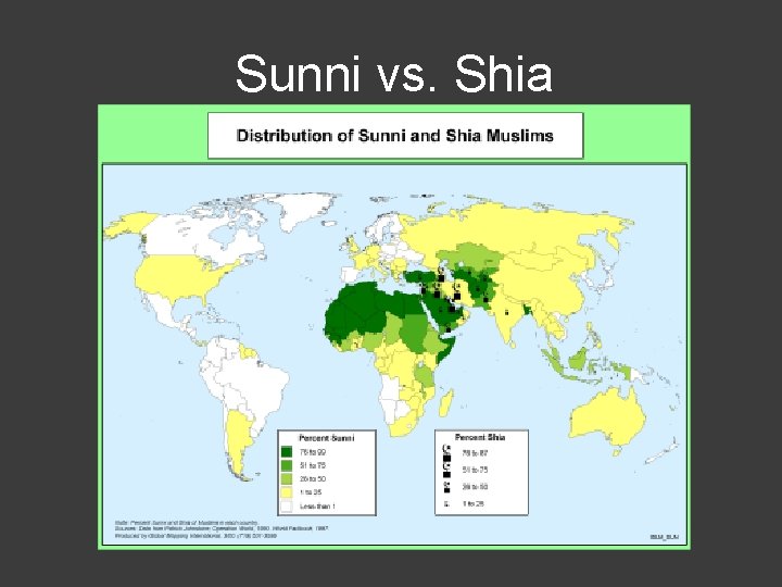 Sunni vs. Shia 