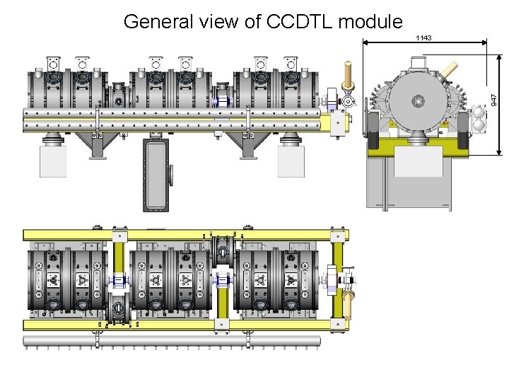 General view of CCDTL module 947 1143 