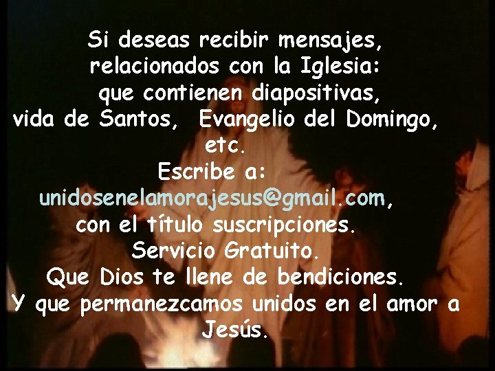 Si deseas recibir mensajes, relacionados con la Iglesia: que contienen diapositivas, vida de Santos,