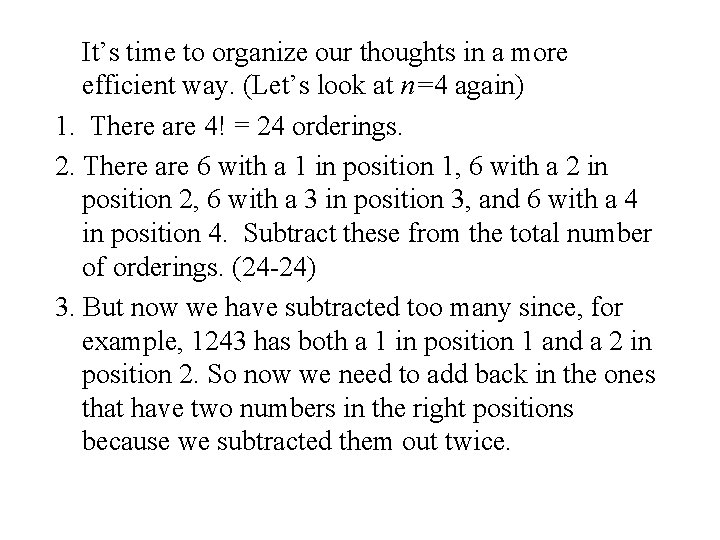 It’s time to organize our thoughts in a more efficient way. (Let’s look at