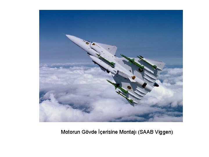 Motorun Gövde İçerisine Montajı (SAAB Viggen) 