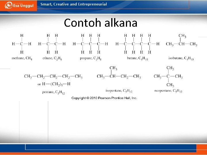 Contoh alkana 