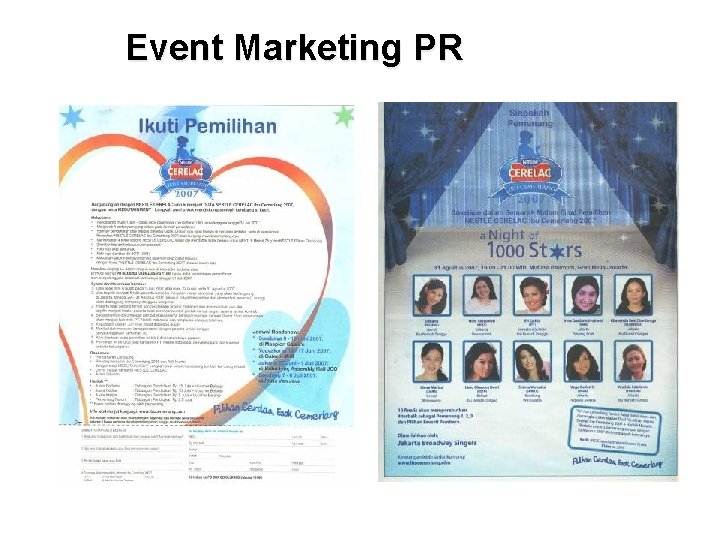 Event Marketing PR 