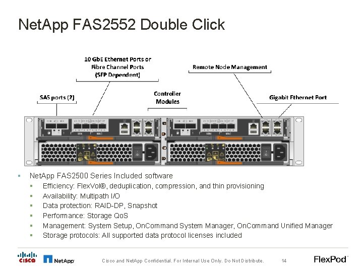 Net. App FAS 2552 Double Click § Net. App FAS 2500 Series Included software