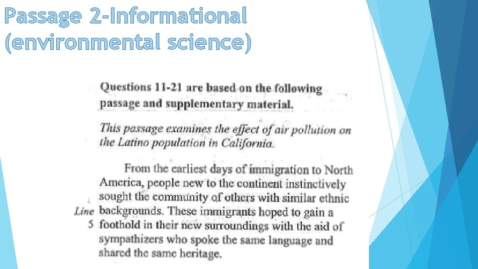 Passage 2 -Informational (environmental science) 