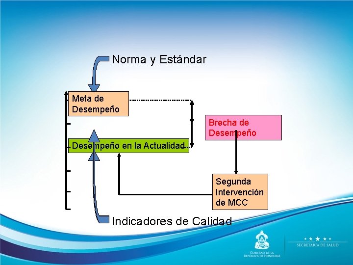 Norma y Estándar Meta de Desempeño Brecha de Desempeño en la Actualidad Segunda Intervención