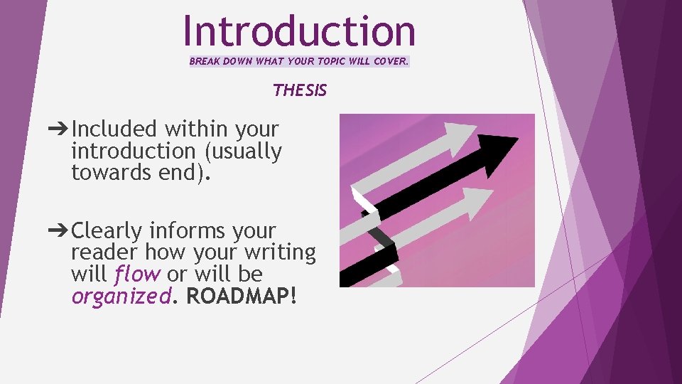 Essay Structure Presentation by The Writing Center Brenda