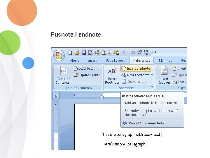 Fusnote i endnote 