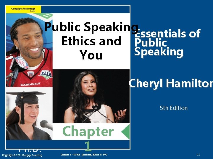 Public Speaking Essentials of Ethics and Public Speaking You Cheryl Hamilton 5 th Edition