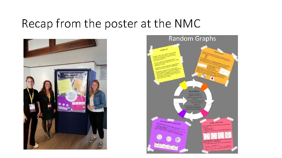 Recap from the poster at the NMC 