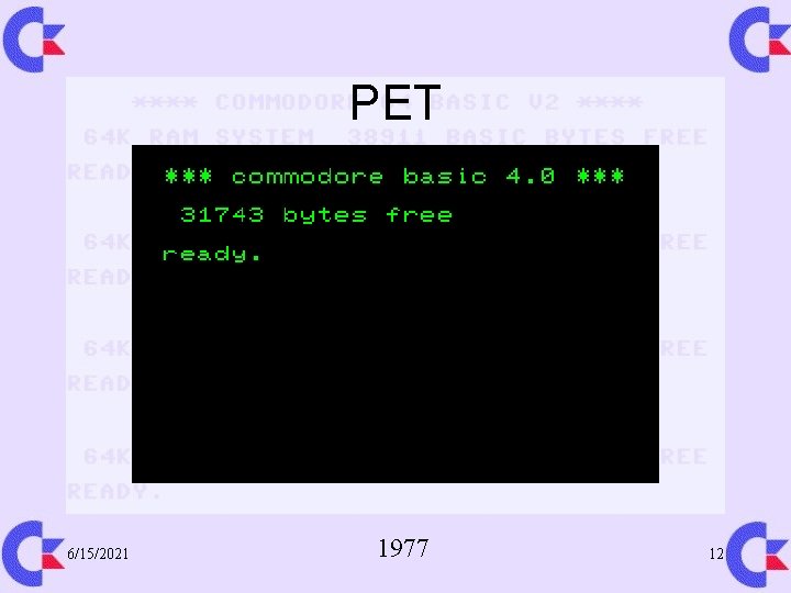 PET 6/15/2021 1977 12 