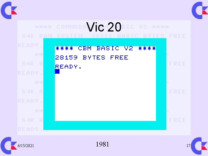 Vic 20 6/15/2021 1981 17 