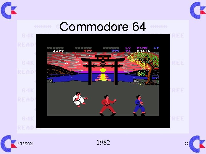 Commodore 64 6/15/2021 1982 22 