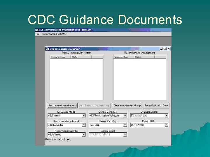 CDC Guidance Documents 