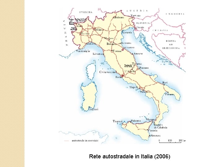 Rete autostradale in Italia (2006) 