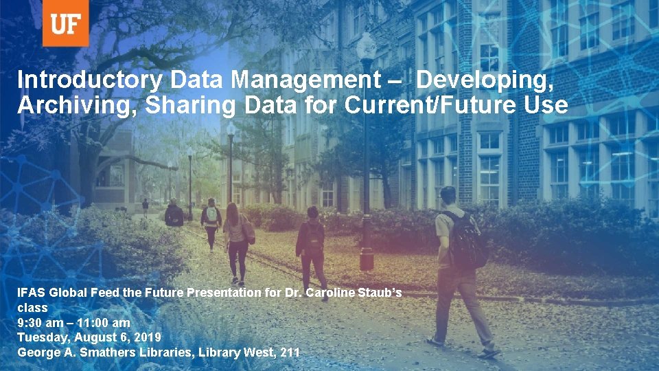 Introductory Data Management Developing Archiving Sharing Data for