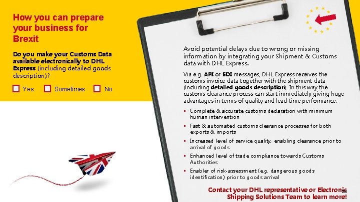 How you can prepare your business for Brexit Do you make your Customs Data How you can prepare your business for Brexit Do you make your Customs Data