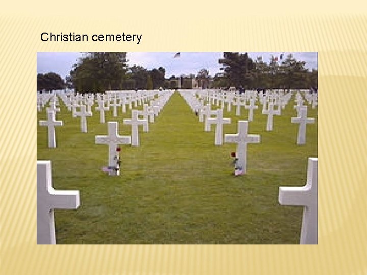 Christian cemetery 