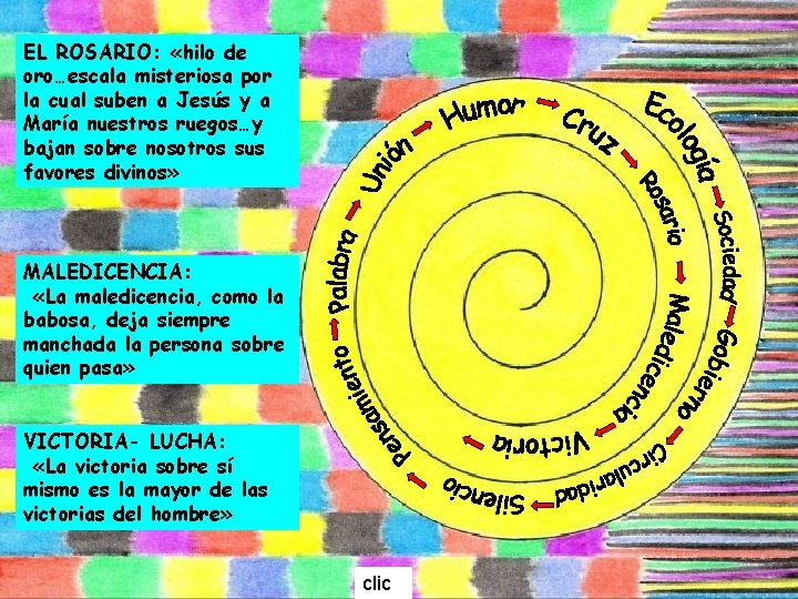 EL ROSARIO: «hilo de oro…escala misteriosa por la cual suben a Jesús y a EL ROSARIO: «hilo de oro…escala misteriosa por la cual suben a Jesús y a