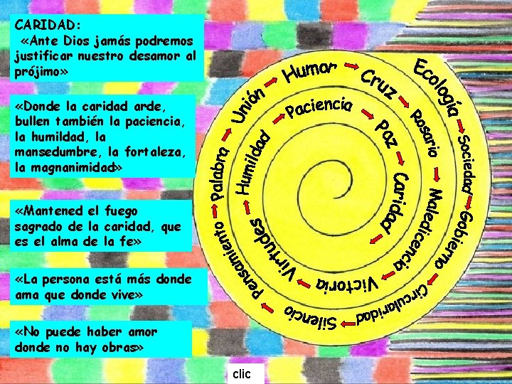 CARIDAD: «Ante Dios jamás podremos justificar nuestro desamor al prójimo» «Donde la caridad arde, CARIDAD: «Ante Dios jamás podremos justificar nuestro desamor al prójimo» «Donde la caridad arde,