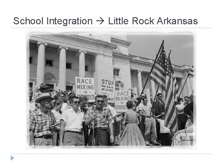 School Integration Little Rock Arkansas 
