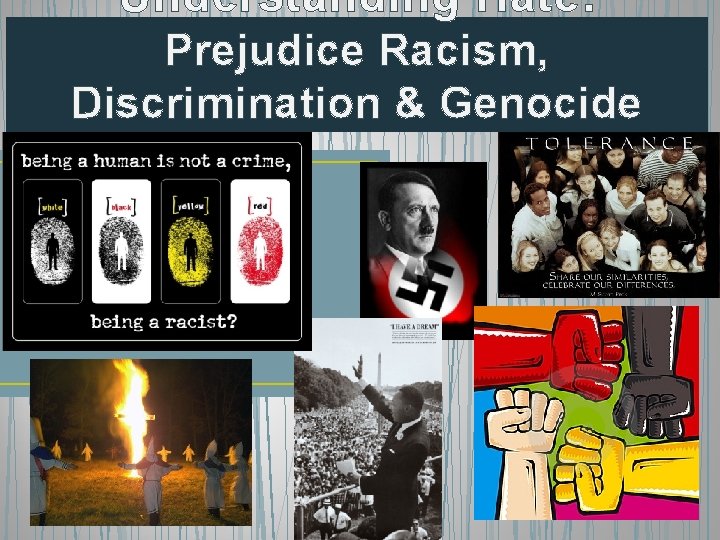 Understanding Hate: Prejudice Racism, Discrimination & Genocide 