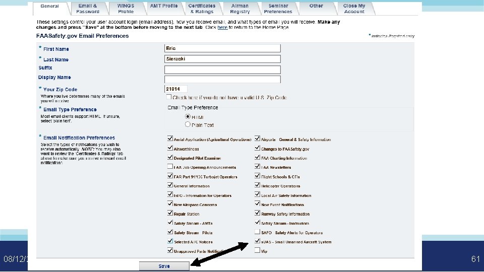 Register New Account Make Sure to Select UAS 08/12/2020 WWW. FAA. GOV/UAS FAA Safety