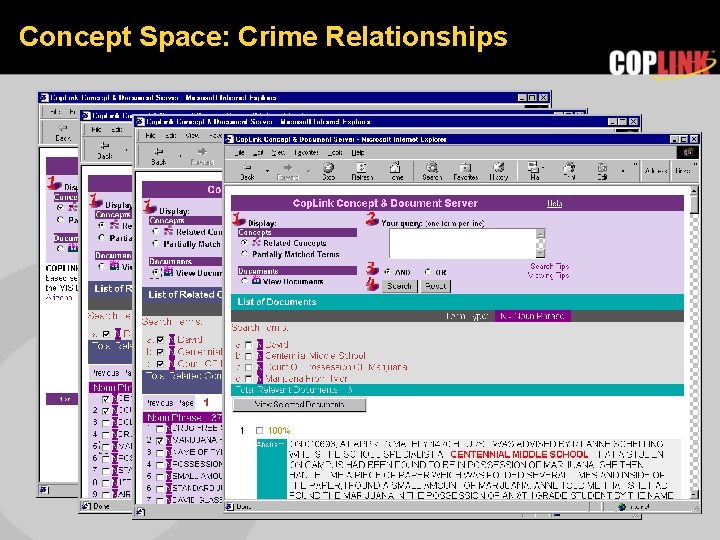 Concept Space: Crime Relationships 