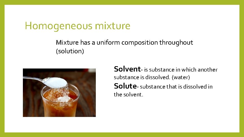 CHEMISTRY IN BIOLOGY Chapter 6 What is Chemistry