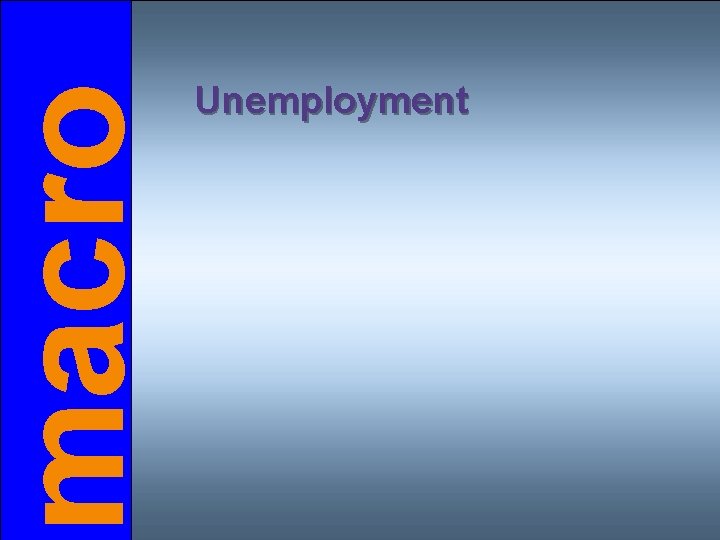 macro Unemployment 