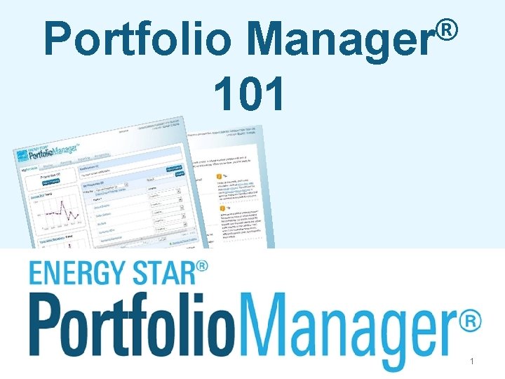 ® Manager Portfolio 101 1 