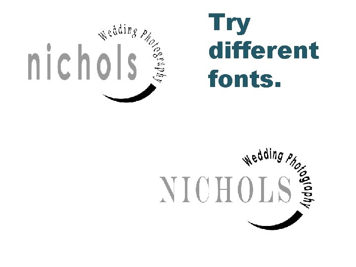 Try different fonts. 