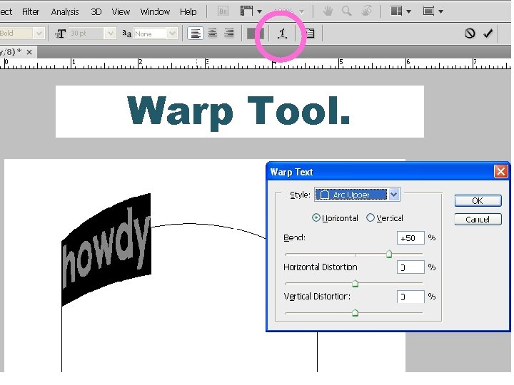 Warp Tool. 