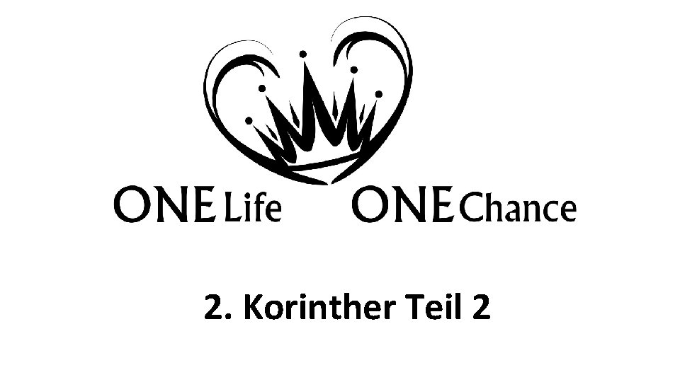 2. Korinther Teil 2 