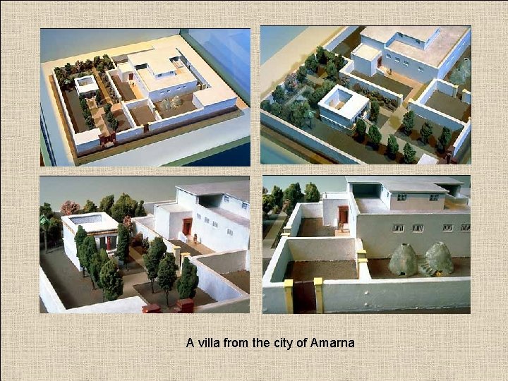 A villa from the city of Amarna 