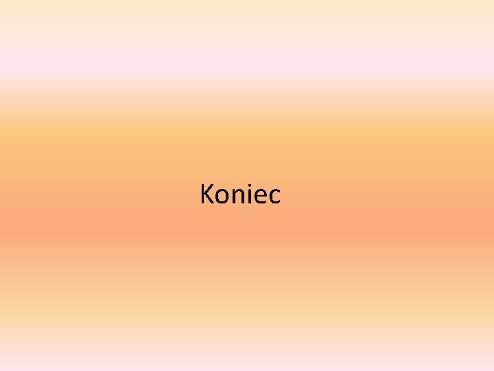 Koniec 