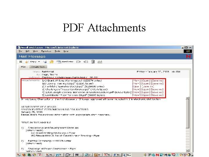 PDF Attachments 