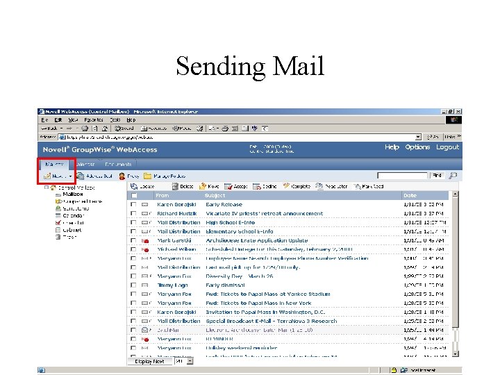Sending Mail 