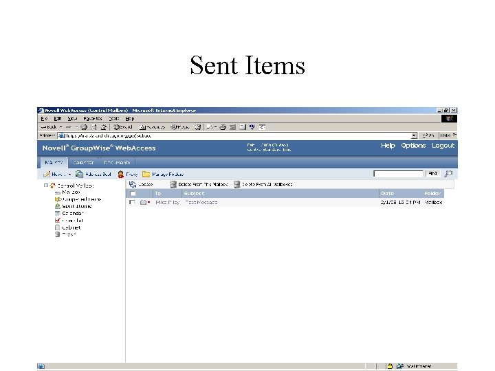 Sent Items 