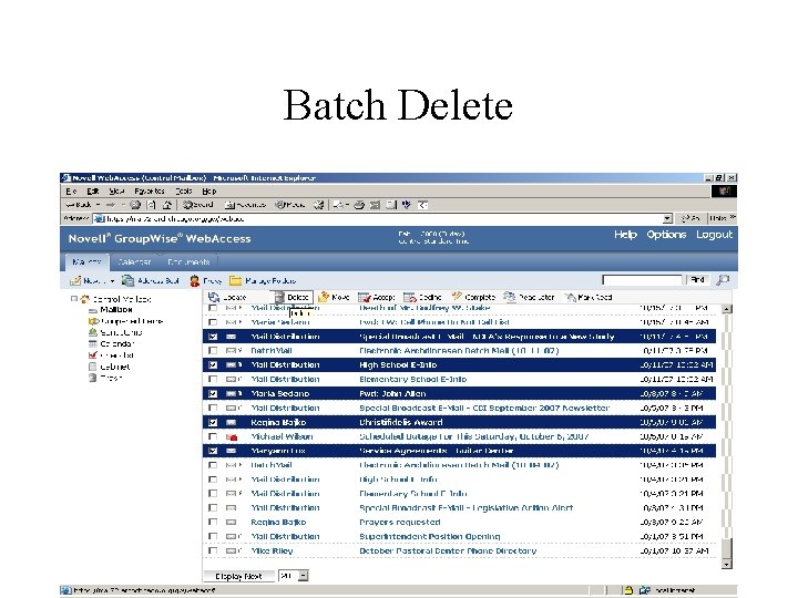Batch Delete 