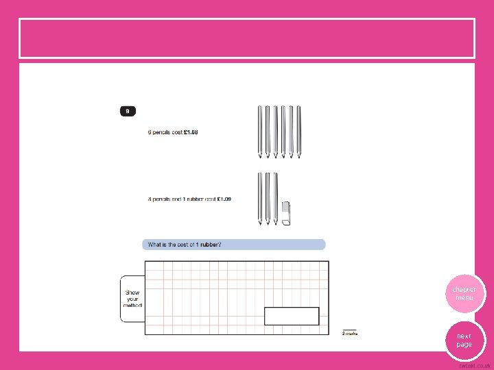 chapter menu next page 