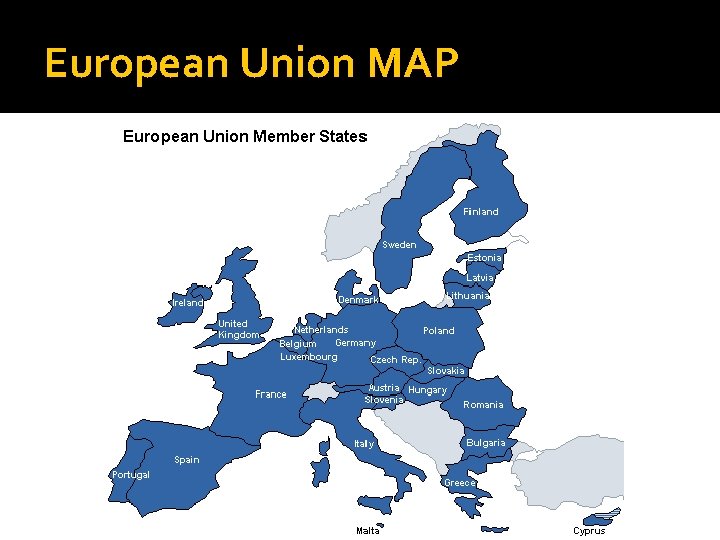 European Union MAP 
