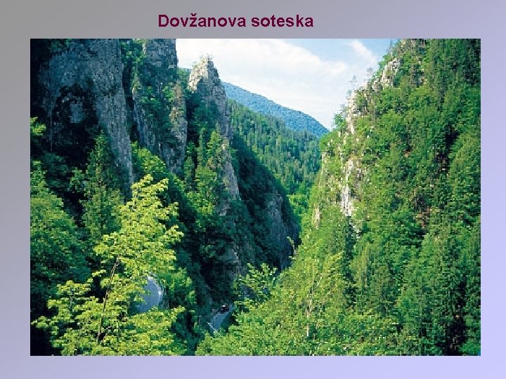 Dovžanova soteska 