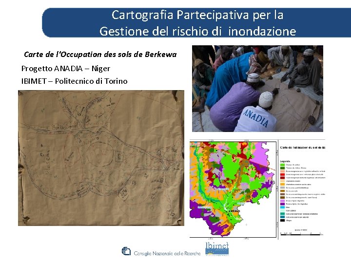 Cartografia Partecipativa per la Gestione del rischio di inondazione Carte de l'Occupation des sols