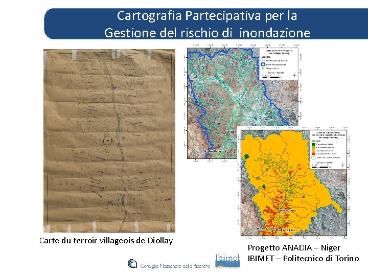 Cartografia Partecipativa per la Gestione del rischio di inondazione Carte du terroir villageois de