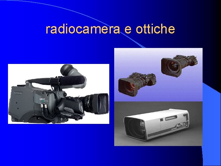 radiocamera e ottiche 